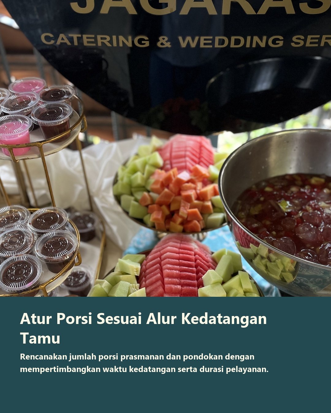 Mengatur Porsi Prasmanan dan Pondokan Mengikuti Alur Kedatangan Tamu